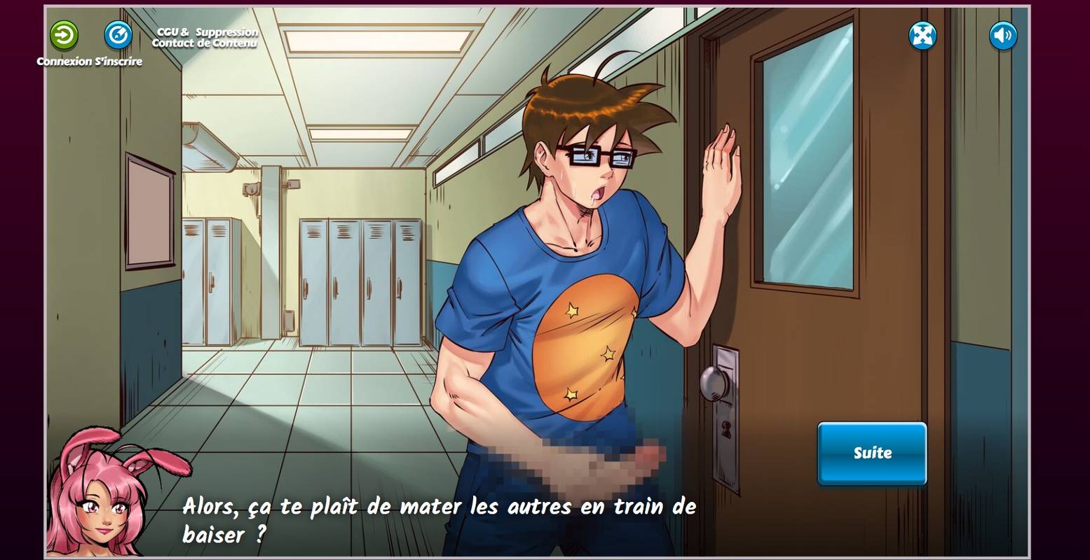 Hentai Heroes harem collection and battle screen