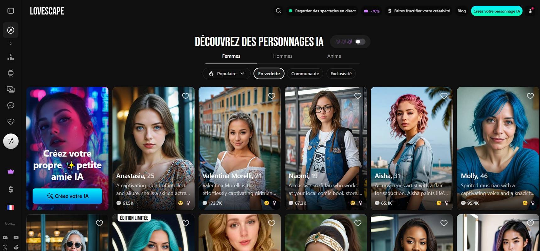 Lovescape emotional companion example