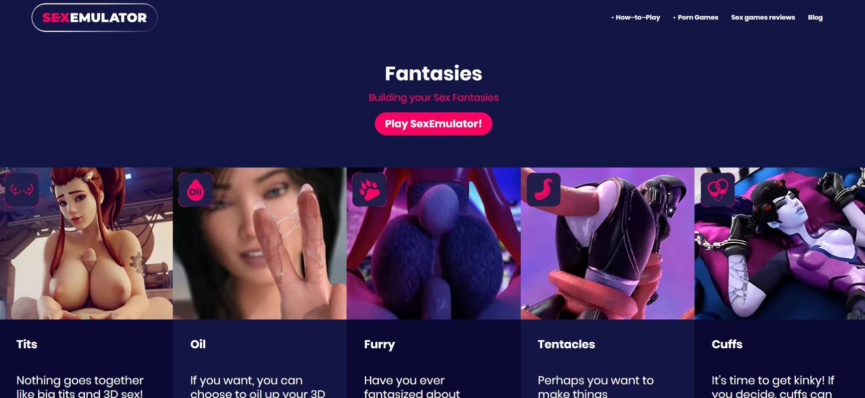 SexEmulator 3D character creation example